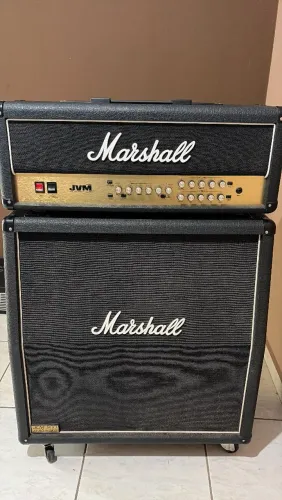 Amp MarshallJCM900 lead 1960 Inglês + Cabeçote JVM210H Inglês Valvulado com pedal.