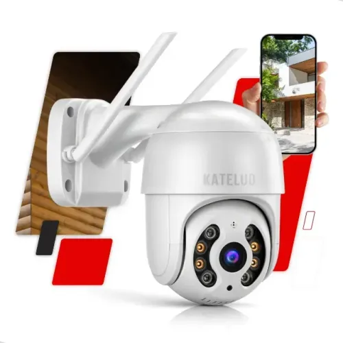 Câmera De Segurança Wifi Icsee Externa Mini Dome Full Inteligente