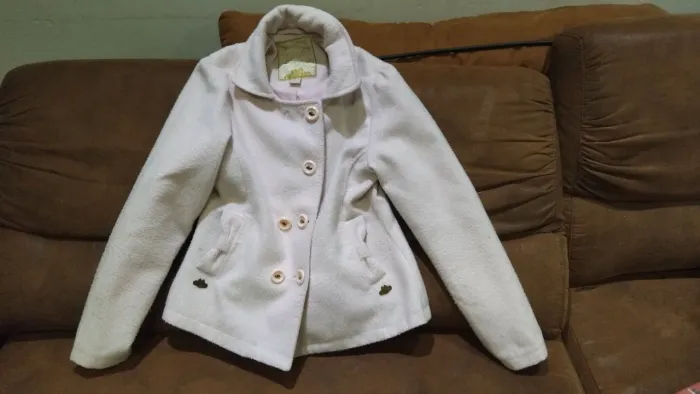 Blazer lilica ripilica rosa Tamanho 12<br>