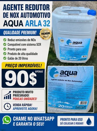 Arla 20 litros cheio para veículos a diesel 
