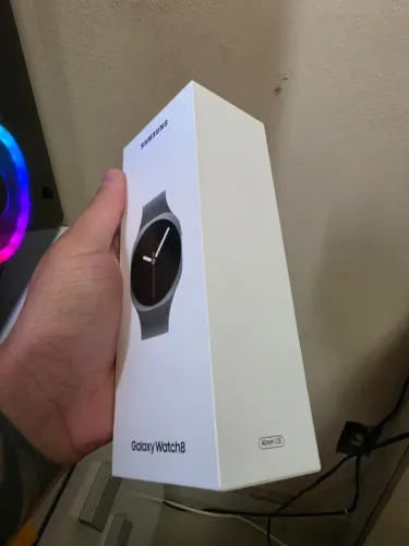 Relógio Galaxy Watch 8 Samsumg na caixa