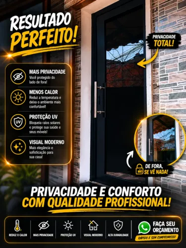 Película Fumê: Conforto térmico e Privacidade em Uma Só Solução
