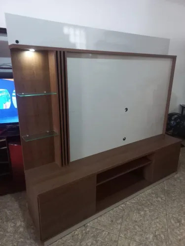 Estante com Home para TV até 70 pol. -Entrega e Montagem Grátis