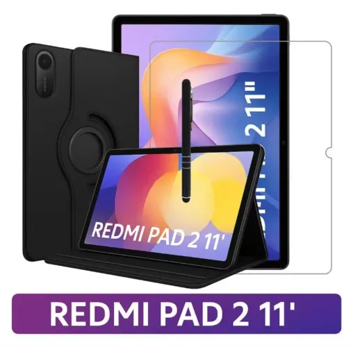 Capa Redmi Pad 2 + Película + Caneta. 