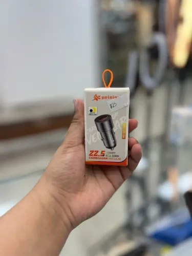 CARREGADOR VEICULAR USB PEINING 22.5W