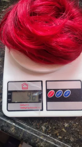 Cabelo humano vermelho
