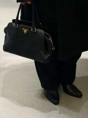 Bolsa Prada Vitello Daino Bauletto (Nova)