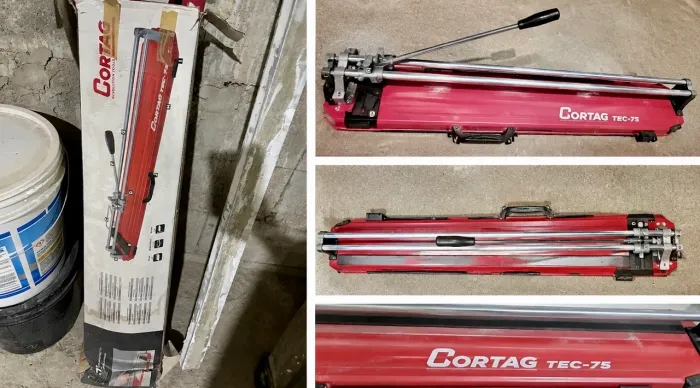 cortador manual de pisos/azulejos Cortag TEC-75, de 75 cm.