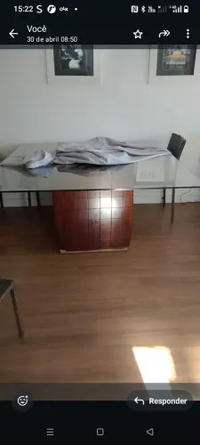 Vendo tampo de mesa 140x140 em vidro temperado