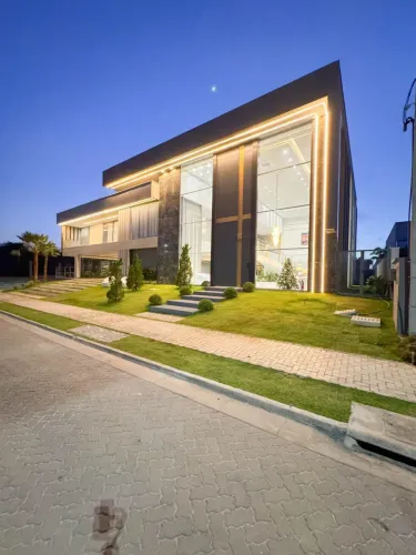 Casa magnífica de dois lotes no Cidade Alpha - Eusébio - CE