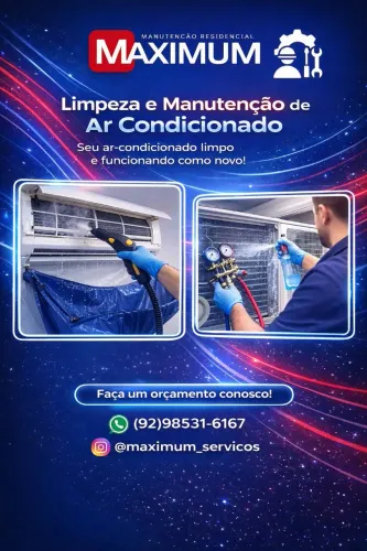 limpeza e manutenção de ar condicionado