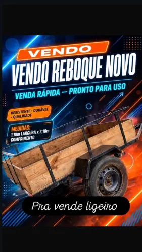 Vendo reboque para carro
