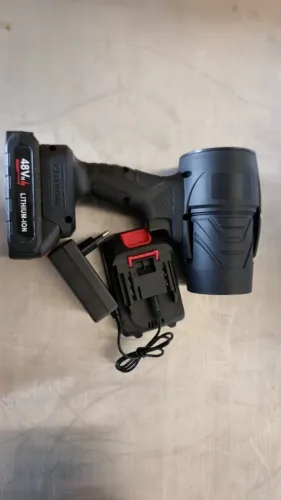 Soprador turbo portatil recarregavel com duas baterias e carregador novinho