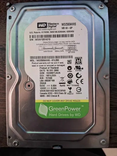 Hdd interno western digital 222gb