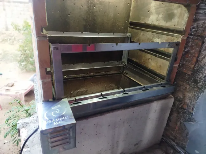 Gira grill para 5 espetos
