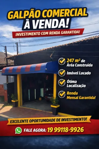 Galpão Comercial à Venda - Vargem Grande do Sul/SP