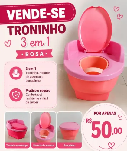 Troninho Infantil 3 em 1