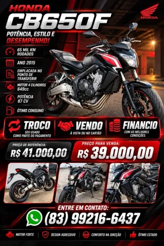 Honda CB 650f 2015