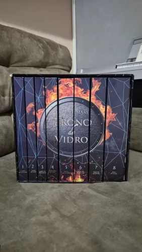 ? BOX TRONO DE VIDRO COMPLETO + PÔSTER + MARCADORES ?