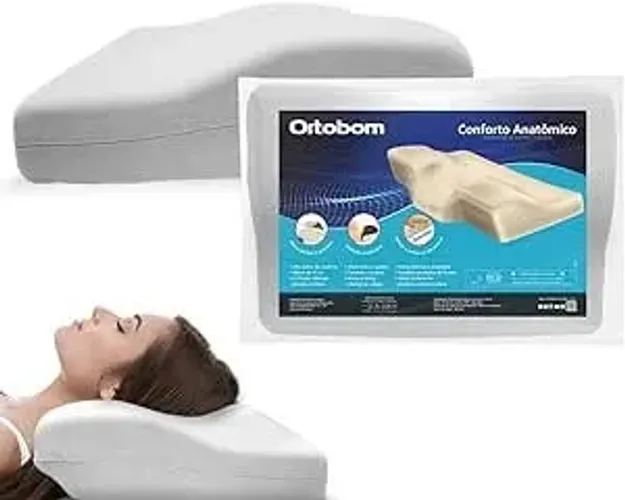 Travesseiro Espuma Viscoelástica Ortobom - Entrega Grátis Fortaleza