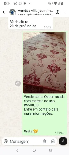 Colchão box Queen