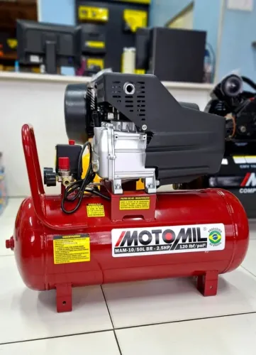 Compressor de 50 Litros Bivolt Motomil - Entrega Gratis