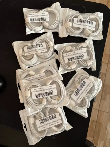 Pack 16 cabos usb-c carregamento rápido 60W Android e iPhone