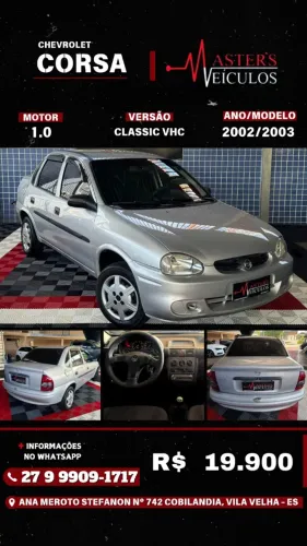 Chevrolet Corsa Sed.wind 1.0/millenium/classic VHC 2003