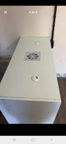 Mesa para nails com coletor de pó 