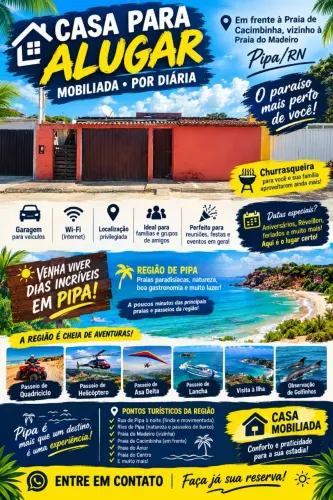 Casa para alugar por diária