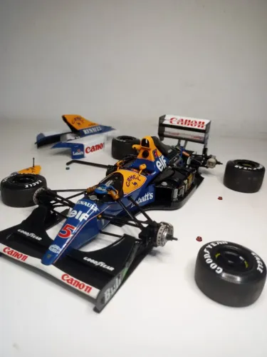 Miniatura Exoto Williams 92 Mansell campeão 1/18