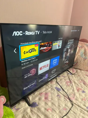 Tv smartv 43 Roku semi nova 1050$$