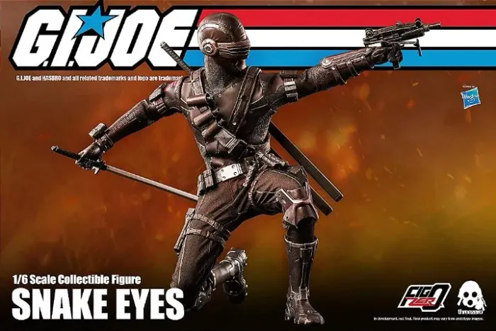 Boneco Gi Joe Snake Eyes 1/6 Threezero