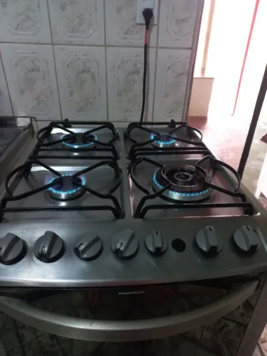 Fogao 4 bocas 2 fornos e grill