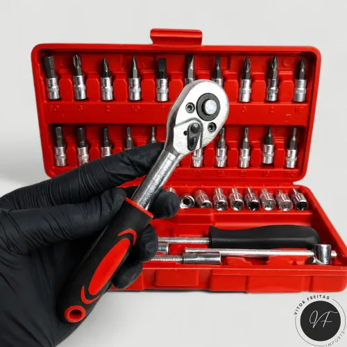 Kit Ferramentas 46 Peças | Entrega Grátis em VCA