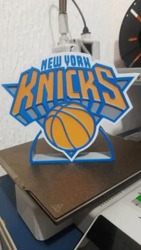 Logo NBA New York Knicks - Impressão 3D