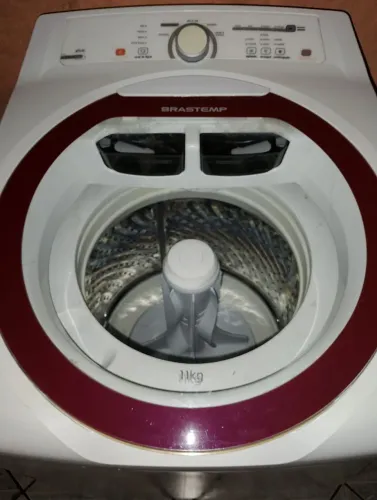 Máquina Brastemp ative 11 kilos cesto em aço inox painel tchouc screean.