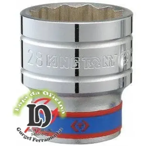 Soquete Estriado 22mm - 1/2" - King Tony