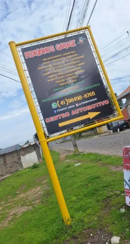 Estrutura para placa