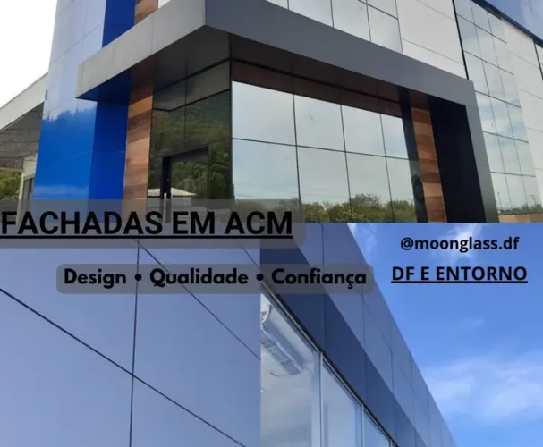 Fachadas em ACM modernas