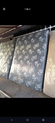 Cama box casal de 5cm direto de fabrica 