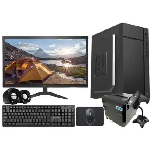 Pc Office PDV Completo Intel i3 2120 + Impressora 80mm + Leitor Cod + Monitor 19" - WZetta