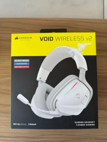 Headset Corsair Wireless V2 Sem fio 