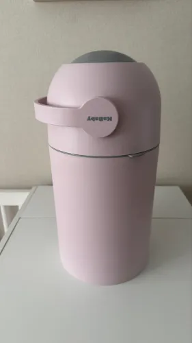 Lixeira Mágica Anti Odor Higiene Para Bebe Com Capacidade Para 20 Fraldas Branco - Kababy