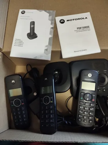 Telefone sem fio com ramal.