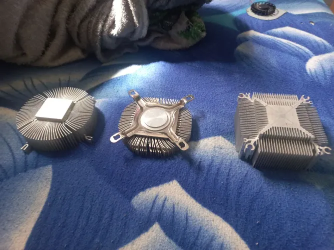 03 Dissipadores Térmicos de Alumínio para PC/Computador