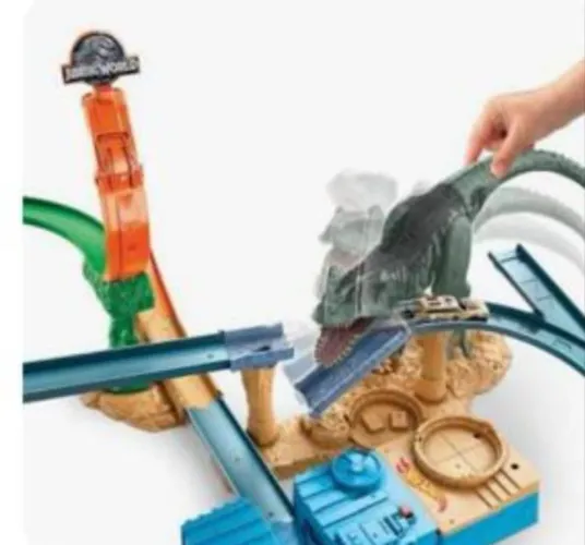 Pista hot wheels dinossauro 