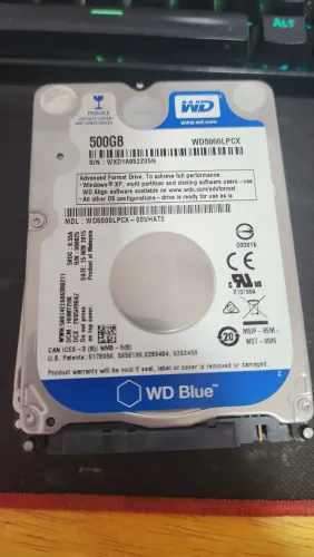 Hd 500gb notebook playstation Xbox mecânico wester digital 