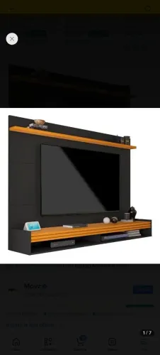 Painel para TVs de até 75 polegadas.