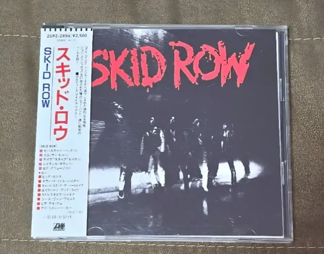 Skid Row Primeiro Álbum CD Importado Japonês c/ OBI Raridade!
